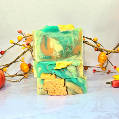 Fall Leaves Soap Bar Diana's Candles and Soaps
