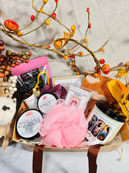 Fall Self-Care Gift Basket Diana's Candles and Soaps