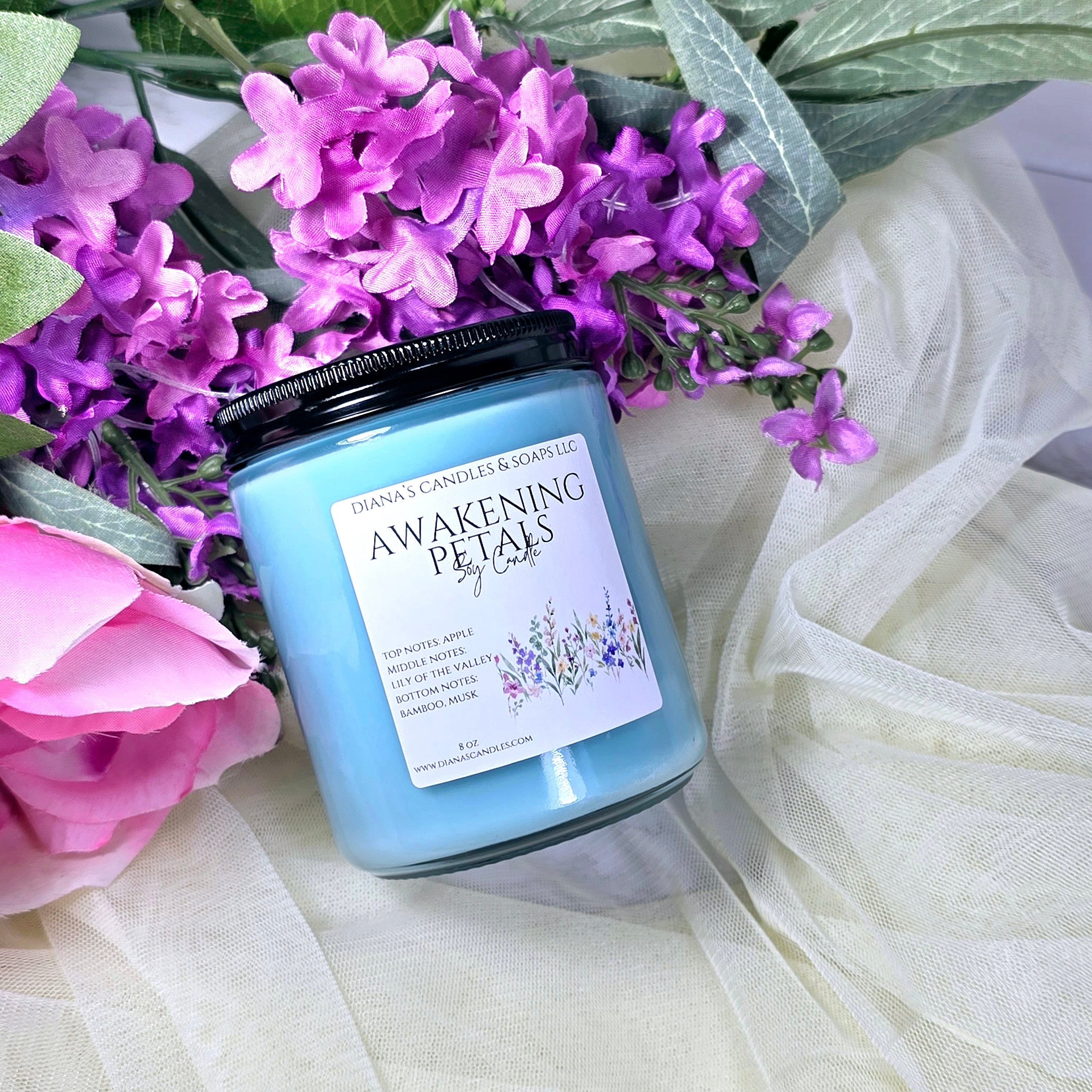 Awakening Petals Candle Diana's Candles and Soaps