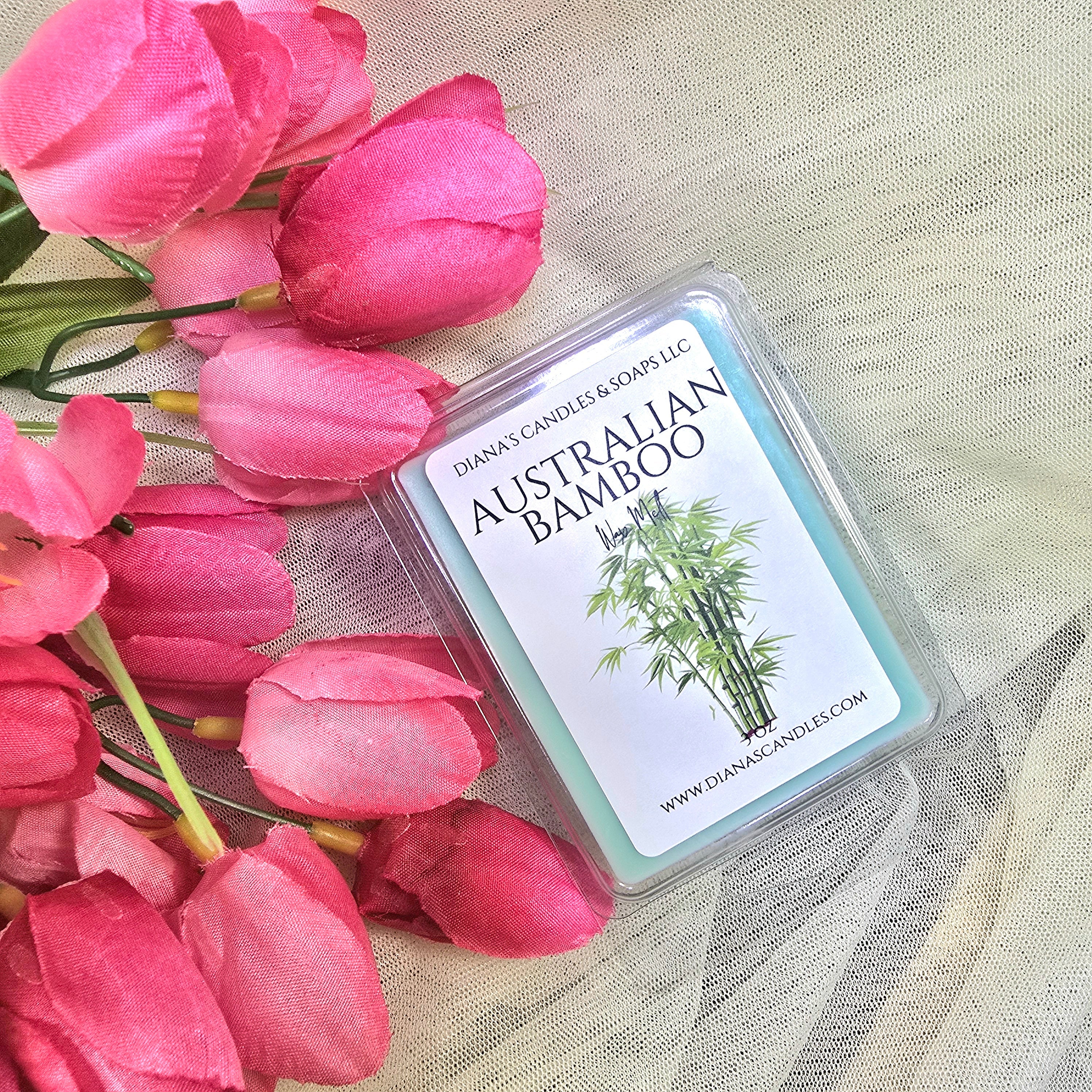 Australian Bamboo Wax Melts Diana's Candles and Soaps