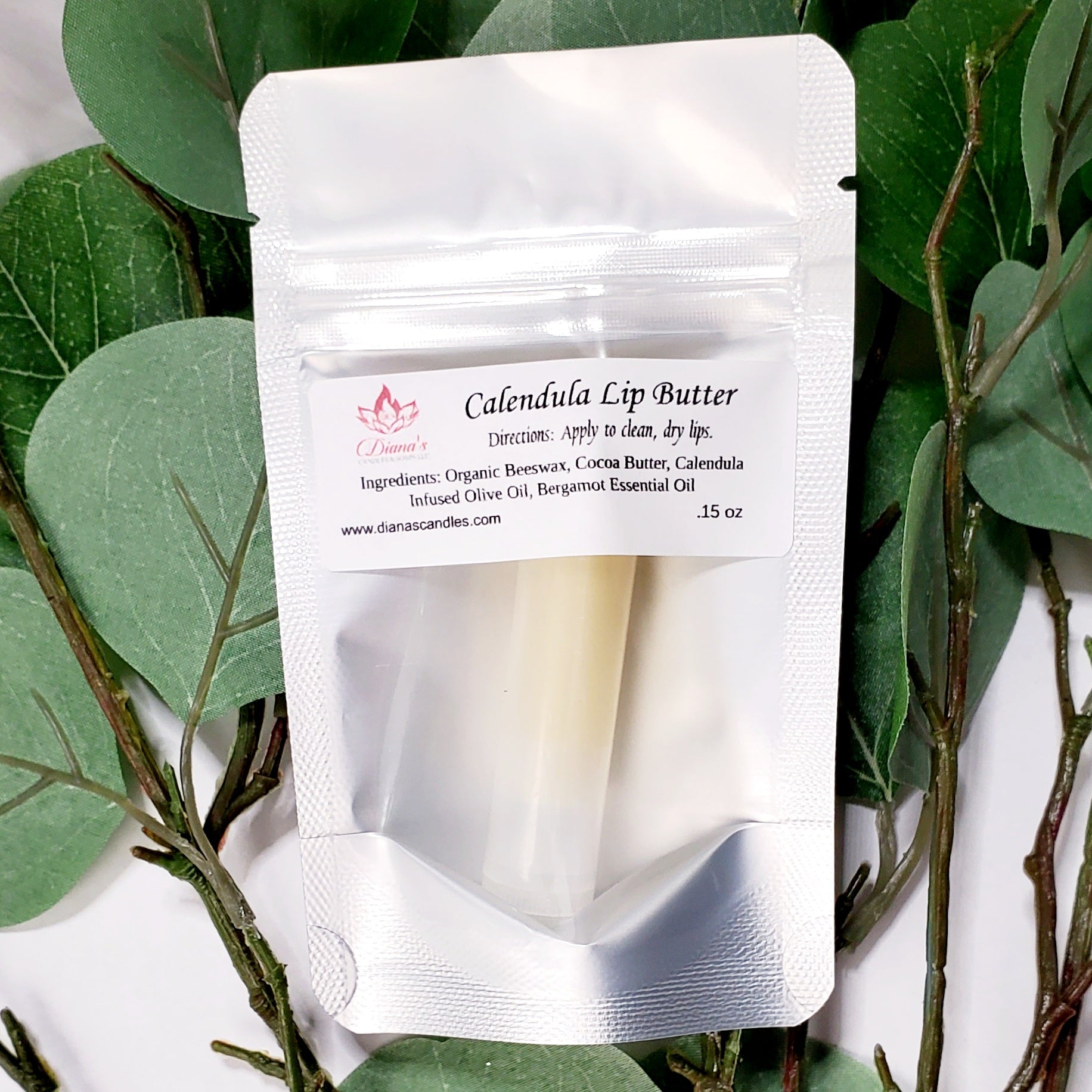 Calendula Lip Butter - Diana's Candles and Soaps 