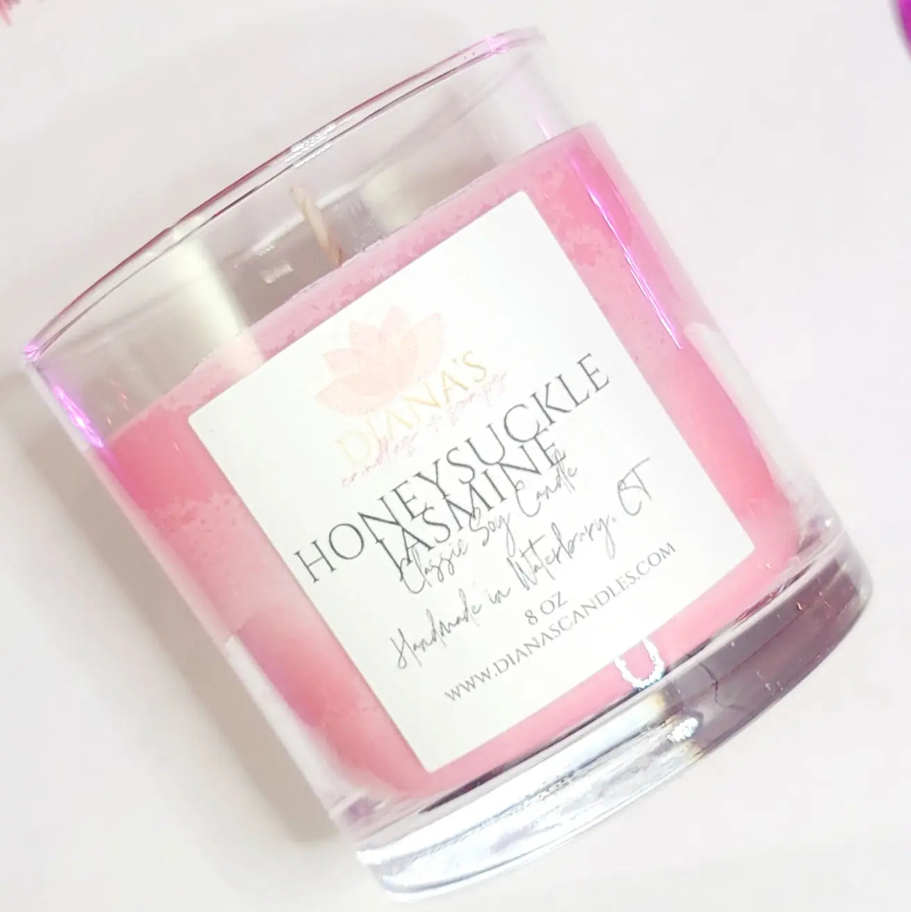 Honeysuckle Jasmine Candle - Diana's Candles and Soaps 