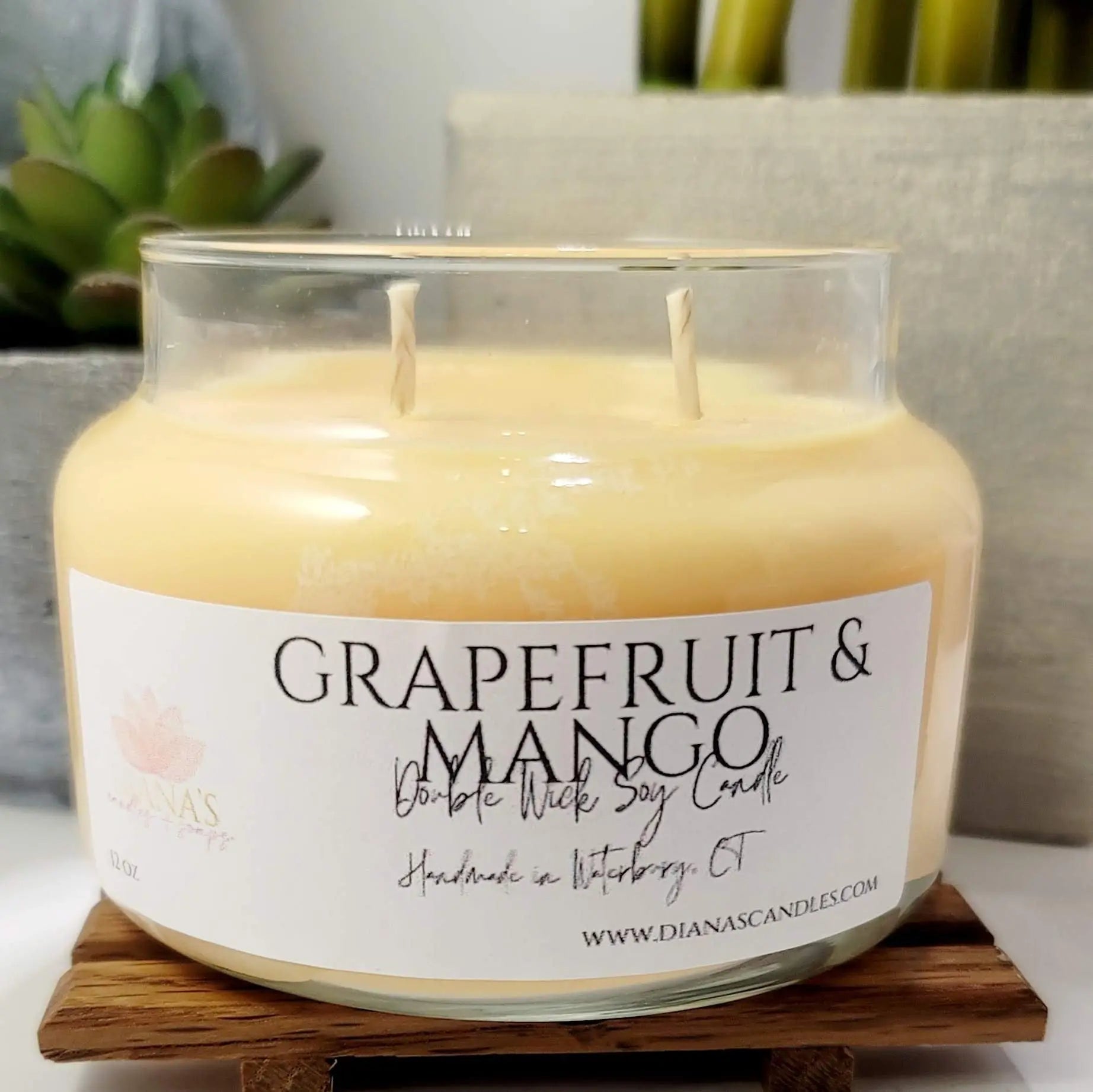 Grapefruit and Mango Candle - Diana's Candles and Soaps 