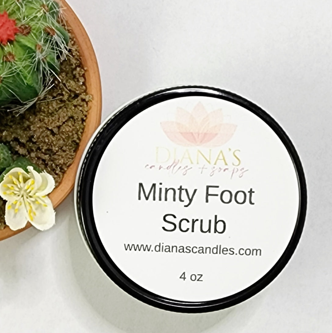 Minty Foot Scrub - Diana's Candles and Soaps 