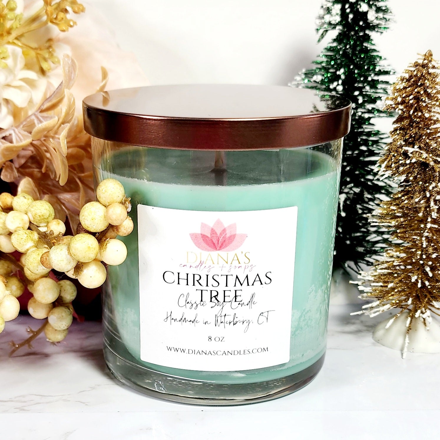 Christmas Tree Candle - Diana's Candles and Soaps 