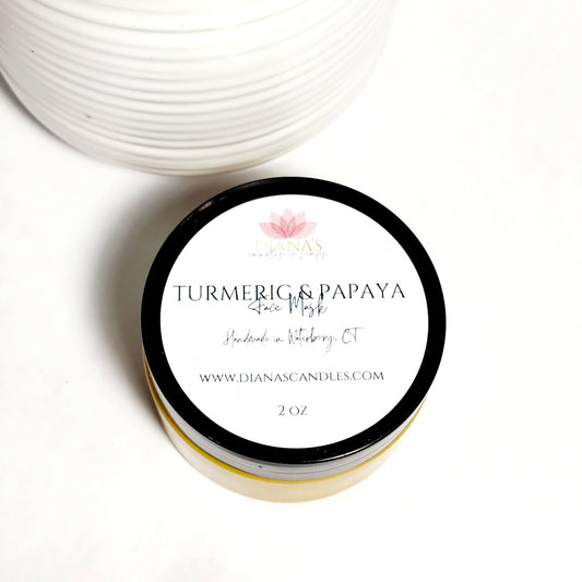 Turmeric and Papaya Face Mask Diana's Candles and Soaps 