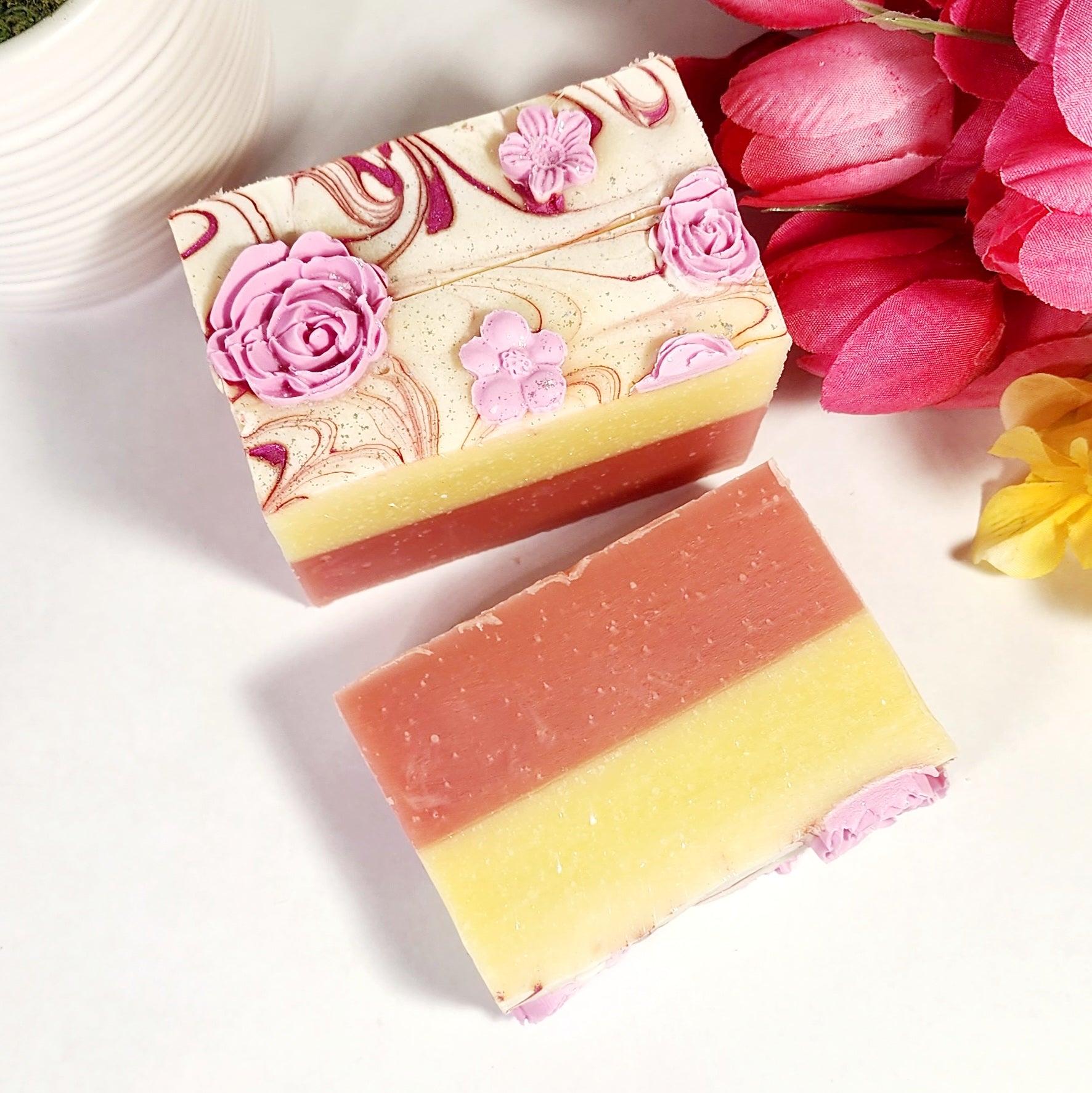 Honeysuckle Jasmine Soap Bar - Diana's Candles and Soaps 