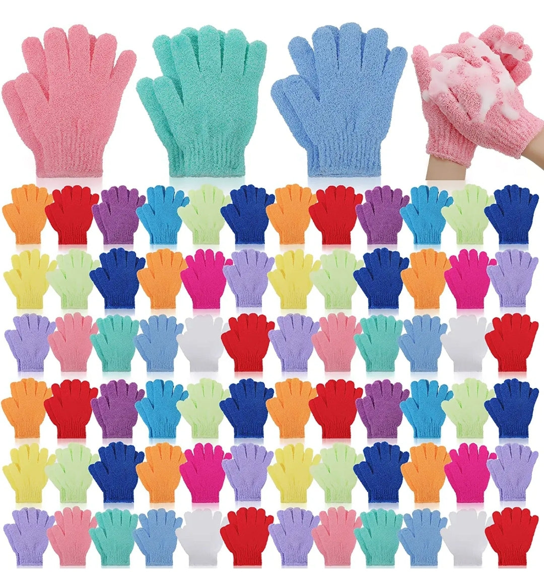 Exfoliating Shower Gloves Diana's Candles and Soaps 