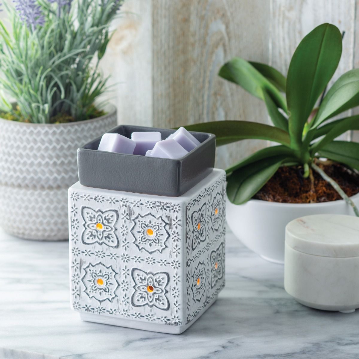 Modern Cottage Wax Tart Warmer Diana's Candles and Soaps 
